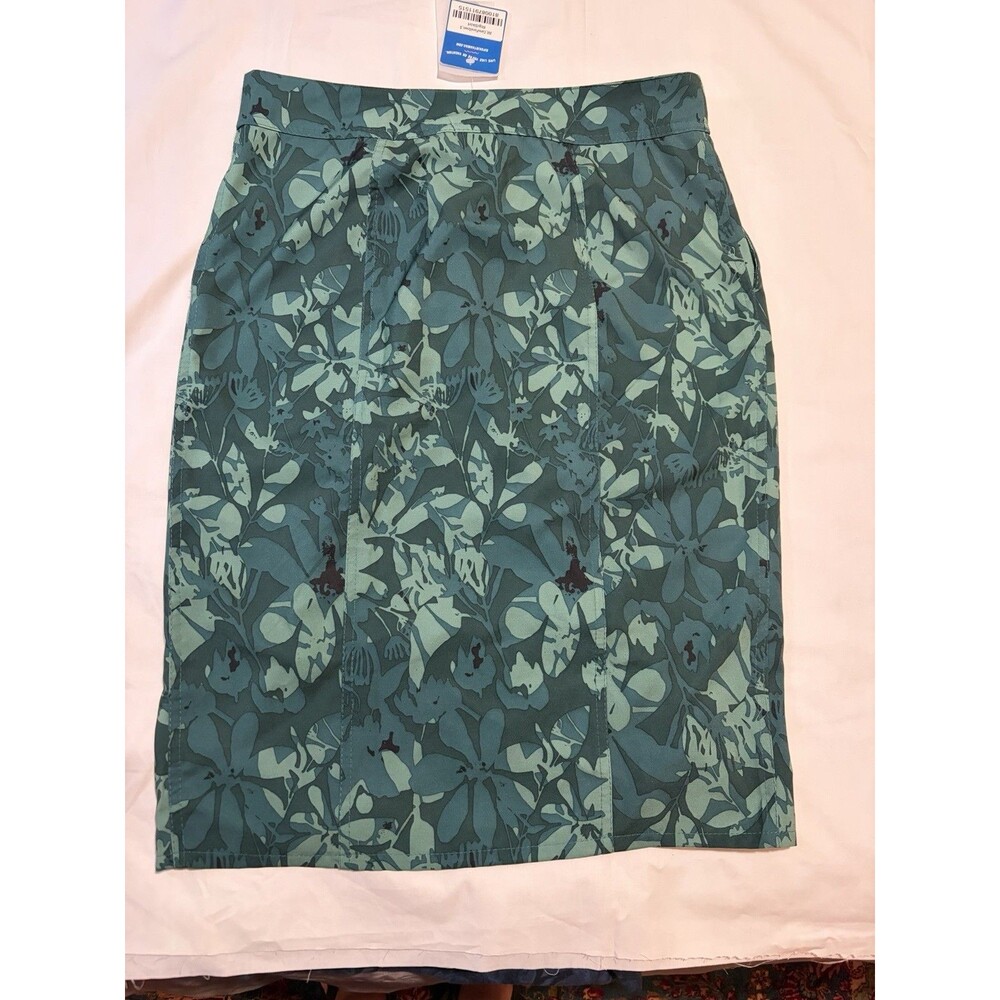 Ripskirt Hawaii Wrap Skirt Small Green Camo Floral Tulip Hem Pockets NWT - Picture 4 of 4